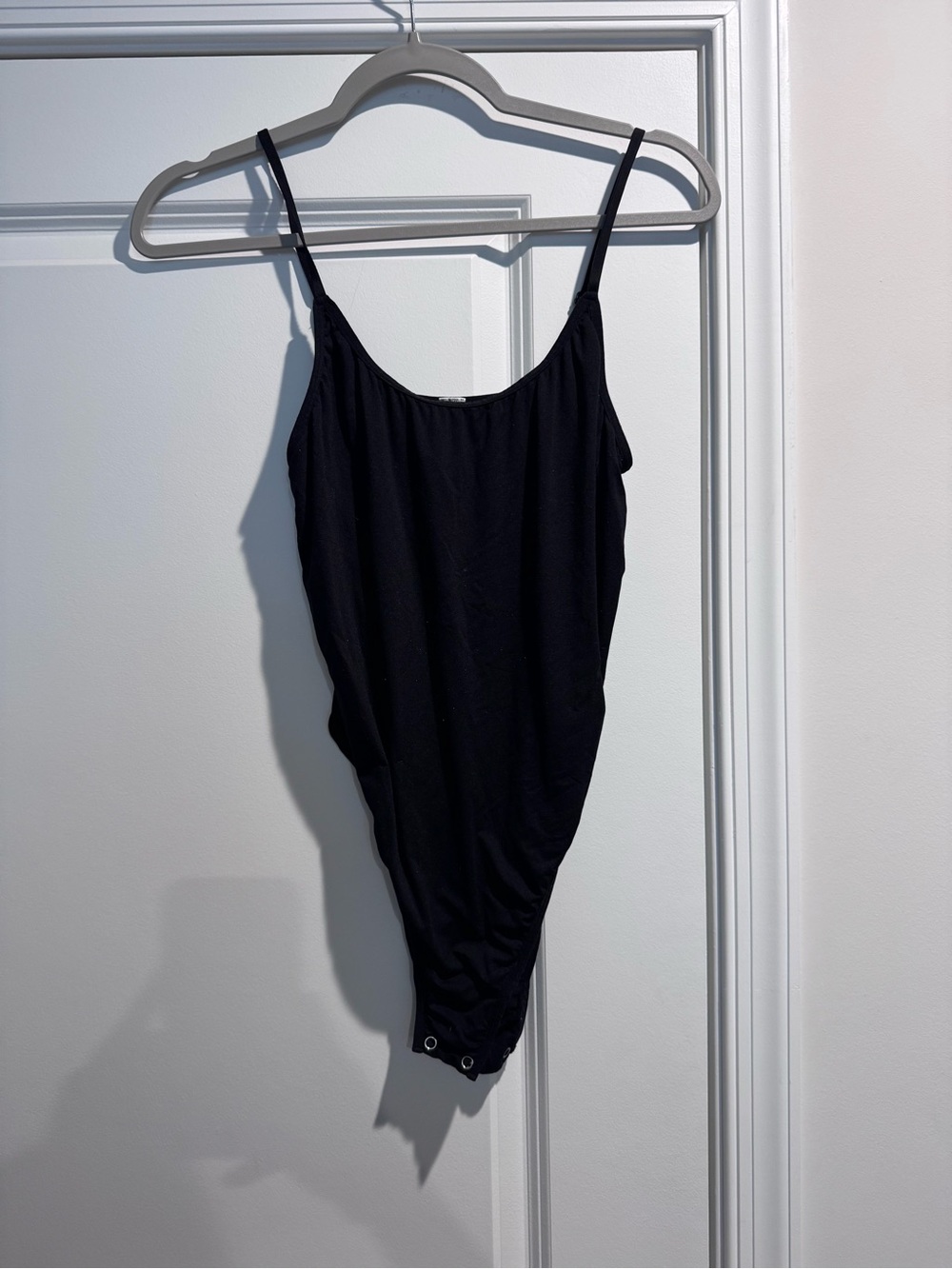 Forever 21 Black Spaghetti Strap Bodysuit